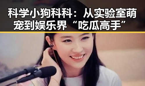 科学小狗科科：从实验室萌宠到娱乐界“吃瓜高手”